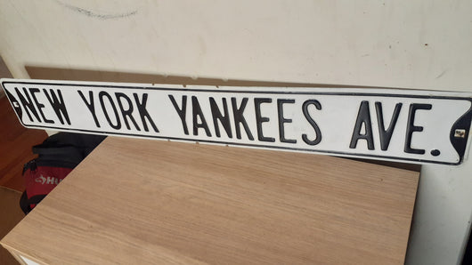 New York Yankees Street Sign