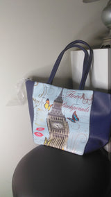 Handbag with clutch